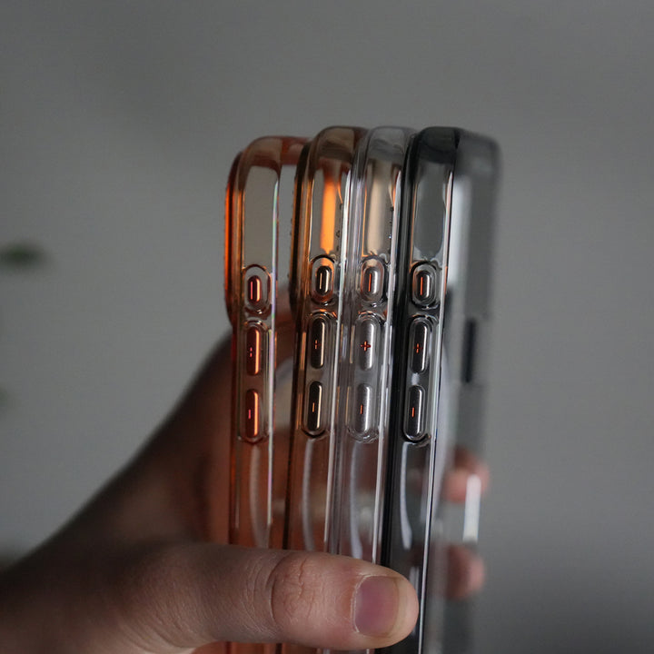 iPhone 17 Pro Max Luxury Diamond MagSafe Case | Crystal Clear Back Cover with Rhinestone Metal Camera Guard