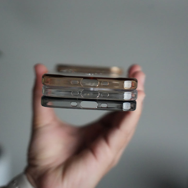 iPhone 17 Air Luxury Diamond MagSafe Case | Crystal Clear Back Cover with Rhinestone Metal Camera Guard