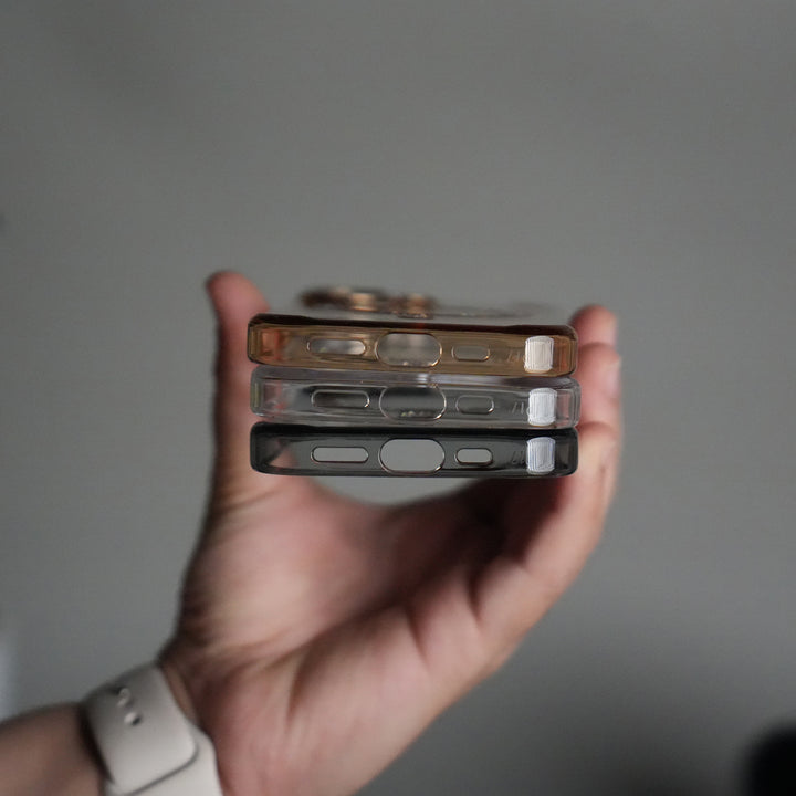 iPhone 17 Luxury Diamond MagSafe Case | Crystal Clear Back Cover with Rhinestone Metal Camera Guard