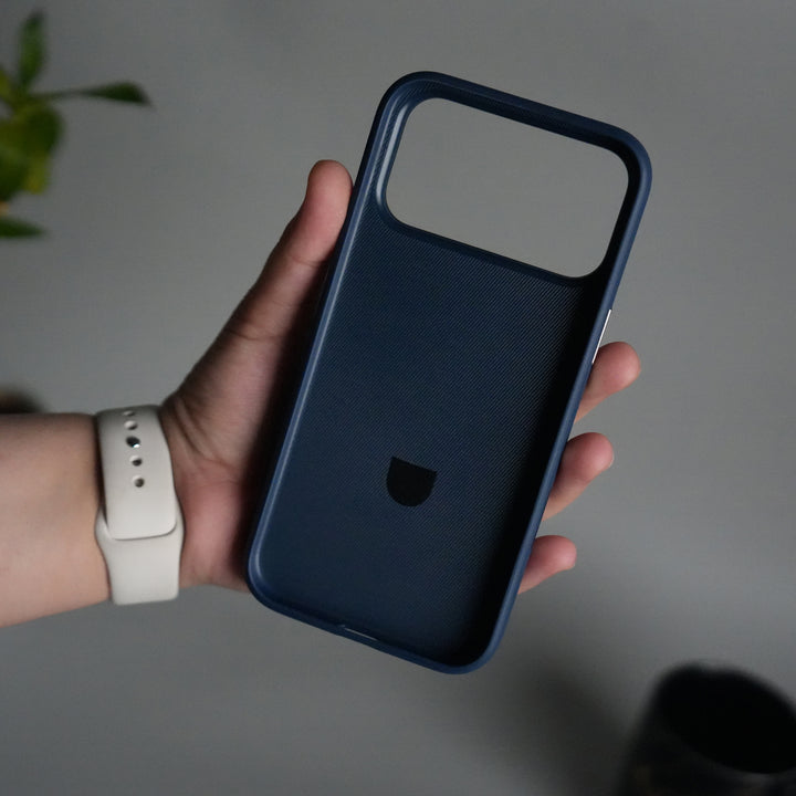 iPhone 17 Pro Max Premium Leather Kickstand Case | Metal Ring Stand | Shockproof Back Cover