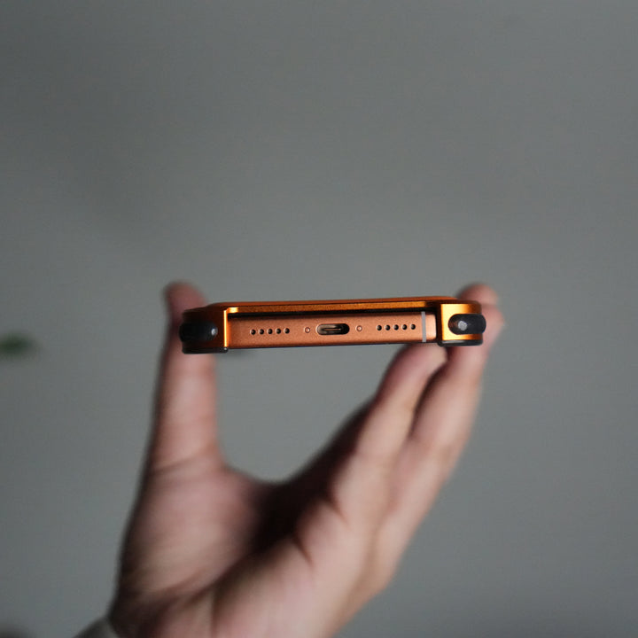 iPhone 17 Pro Max Premium Aluminum Metal Frame Case | Shockproof Corners | Luxury Leather Shells MagSafe Cover