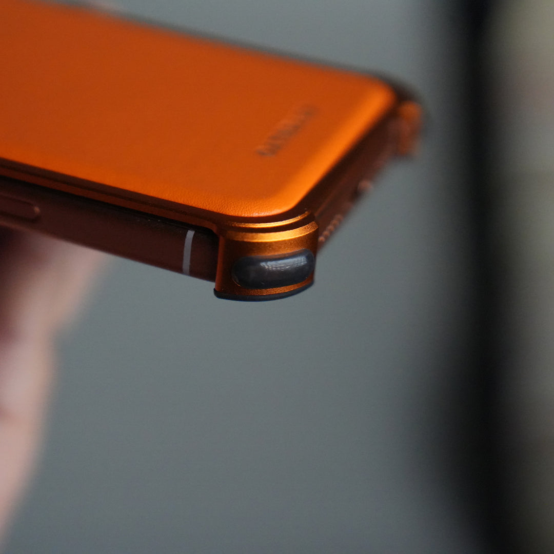 iPhone 17 Pro Max Premium Aluminum Metal Frame Case | Shockproof Corners | Luxury Leather Shells MagSafe Cover