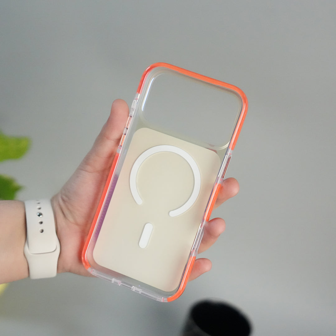 iPhone 17 Pro Max Transparent Soft Edge MagSafe Case Cover