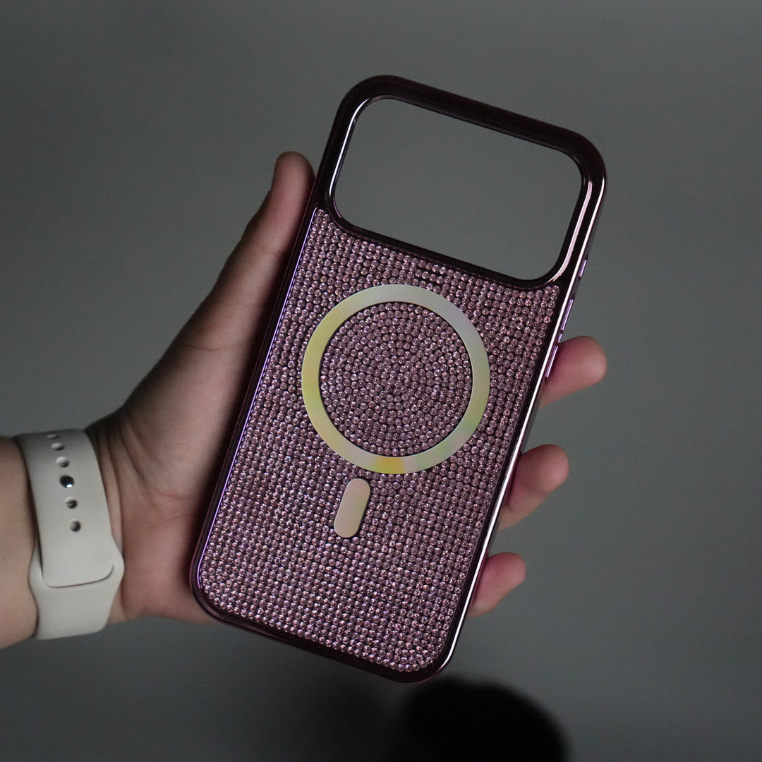 iPhone 17 Pro Max Luxury Diamond Case Cover