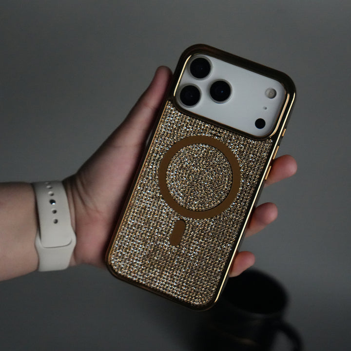 iPhone 17 Pro Max Luxury Diamond Case Cover