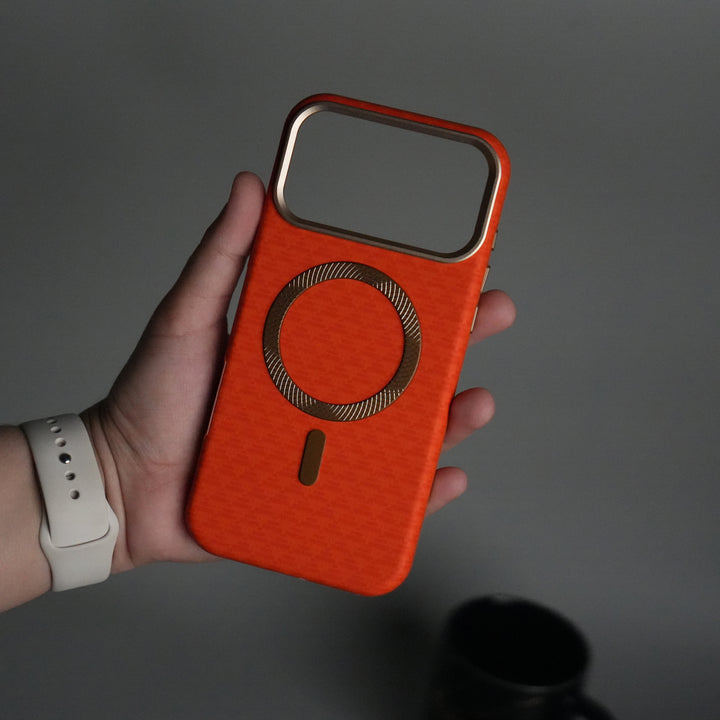 iPhone 17 Pro Max Elite Leather-Texture Case Cover