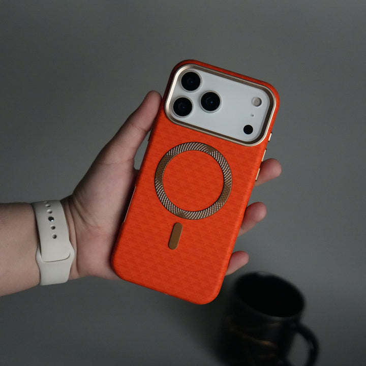 iPhone 17 Pro Max Elite Leather-Texture Case Cover