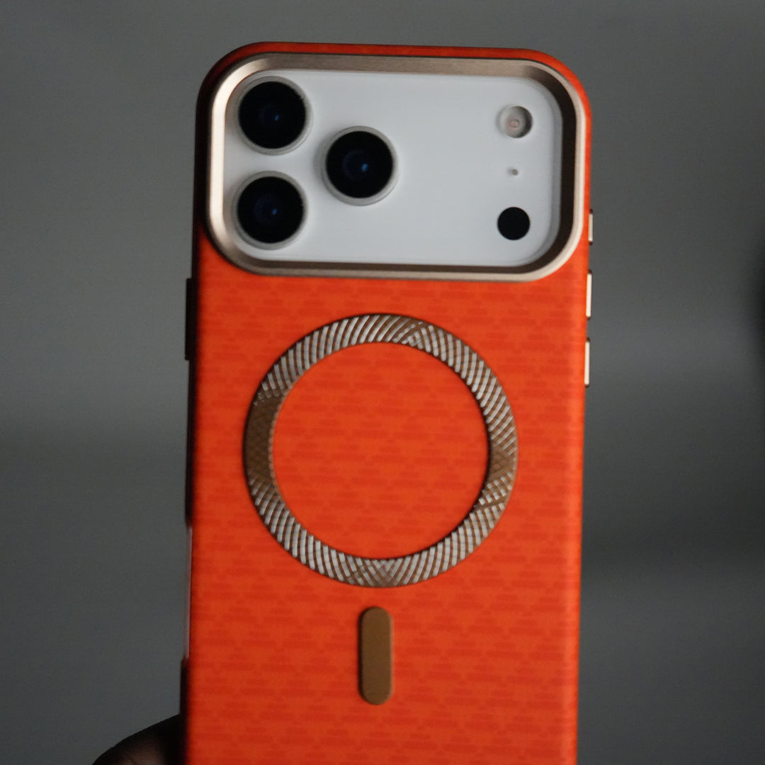 iPhone 17 Pro Max Elite Leather-Texture Case Cover