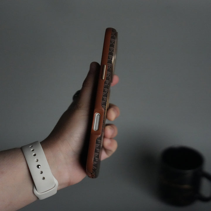 iPhone 17 Pro Max Elite Leather-Texture Case Cover