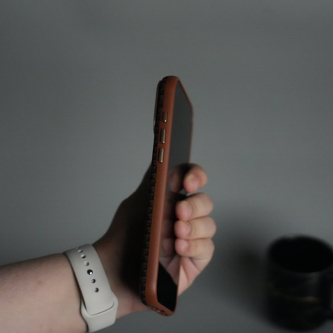 iPhone 17 Pro Max Elite Leather-Texture Case Cover