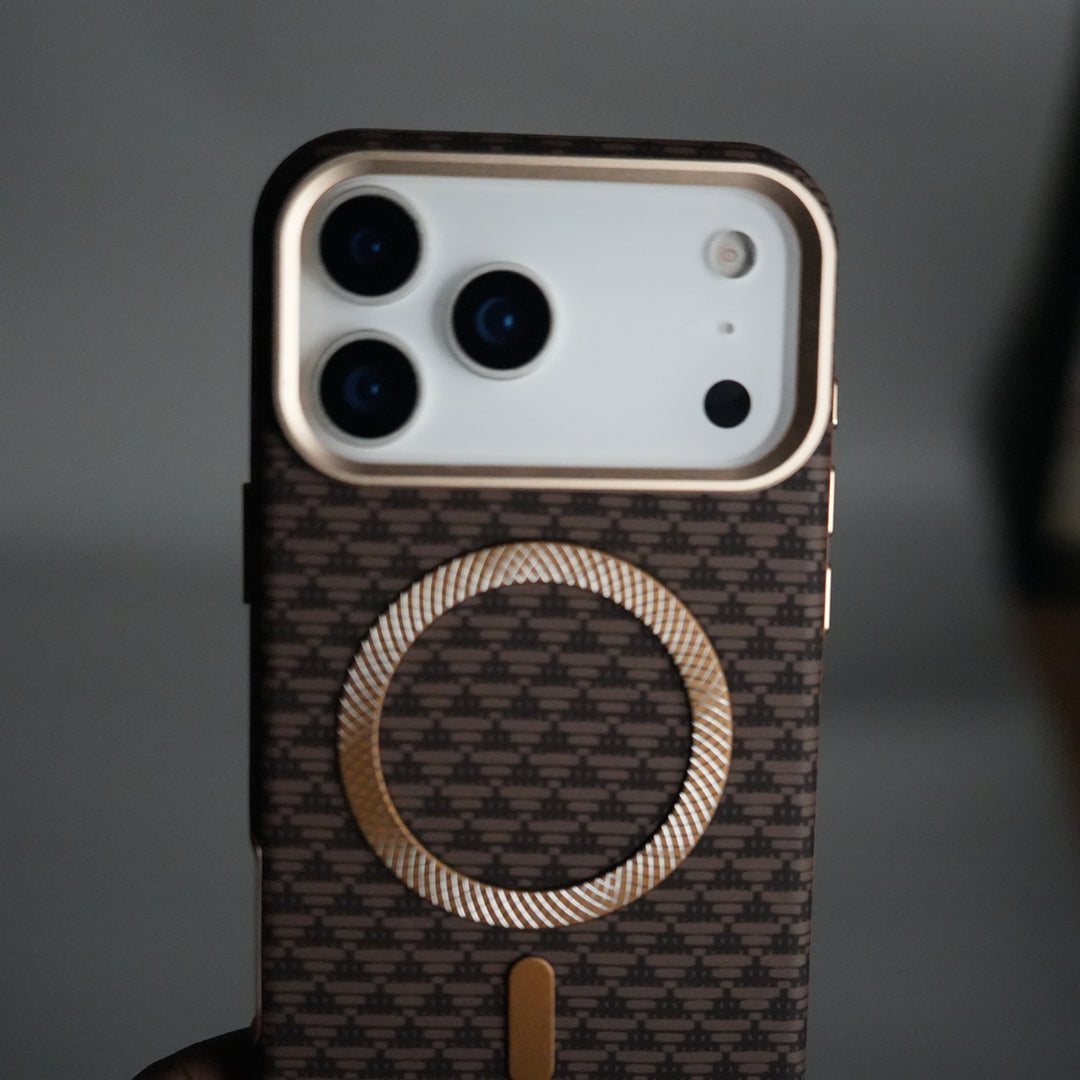 iPhone 17 Pro Max Elite Leather-Texture Case Cover