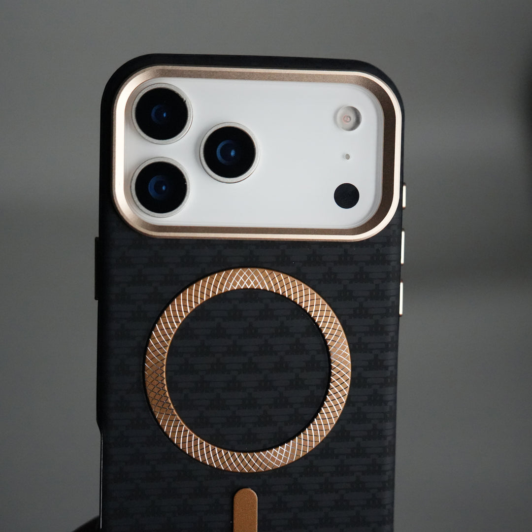 iPhone 17 Pro Max Elite Leather-Texture Case Cover