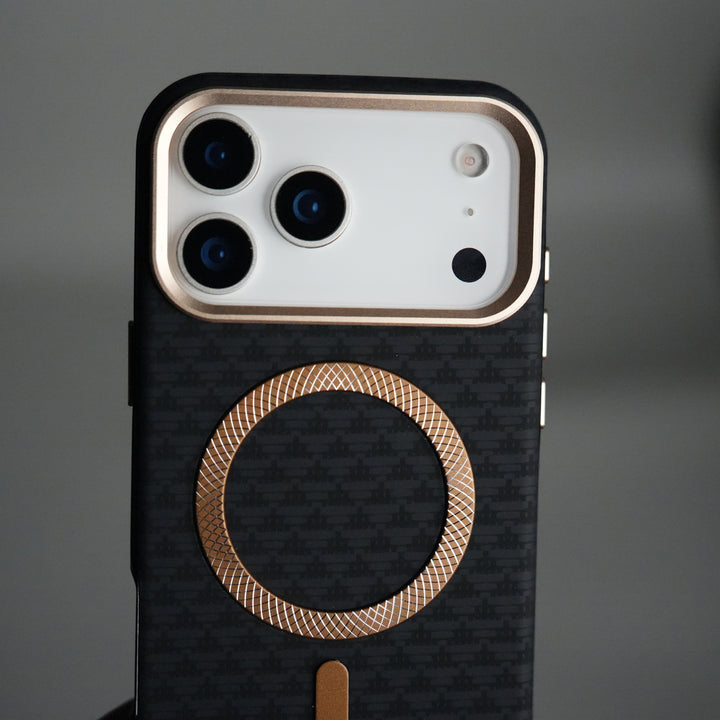 iPhone 17 Pro Max Elite Leather-Texture Case Cover