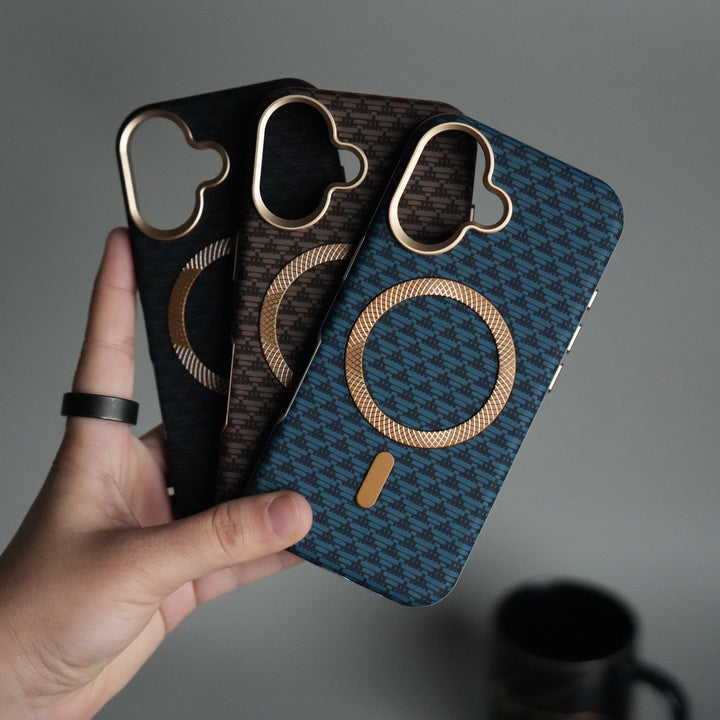 iPhone 17 Elite Leather-Texture Case Cover