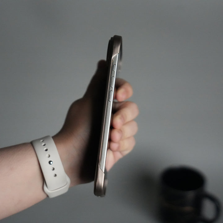 iPhone 17 Air Luxury Brown Pattern PU Leather Case