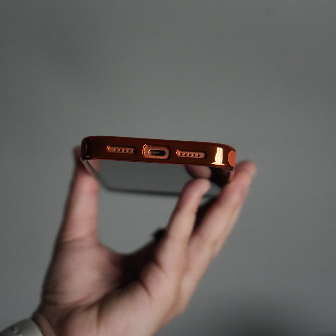 iPhone 17 Series Leather Case | Orange