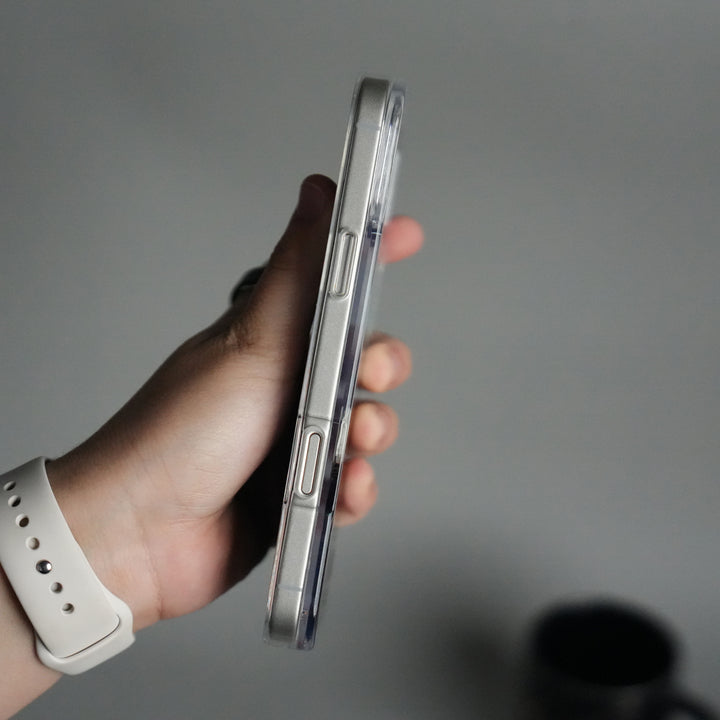 iPhone 17 Series SB Liquid Coffee Floating Cup Case Cover