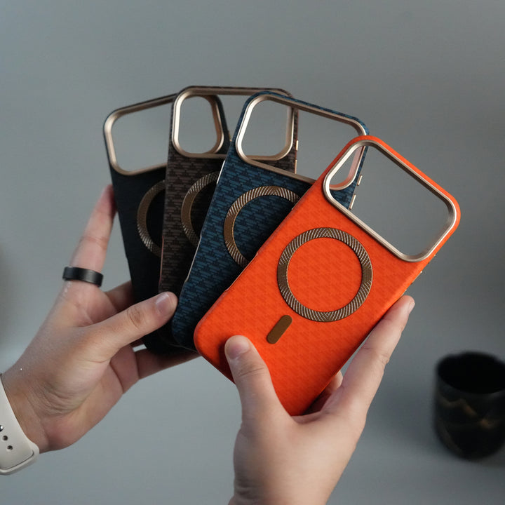 iPhone 17 Pro Max Elite Leather-Texture Case Cover