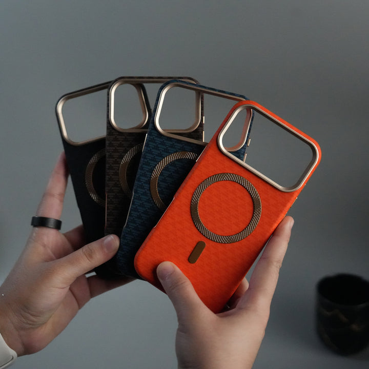 iPhone 17 Pro Elite Leather-Texture Case Cover