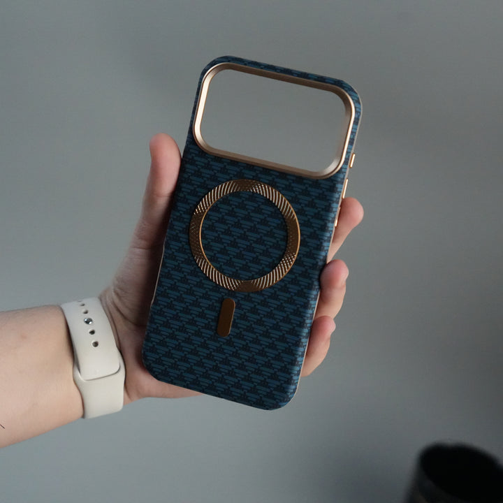 iPhone 17 Pro Max Elite Leather-Texture Case Cover