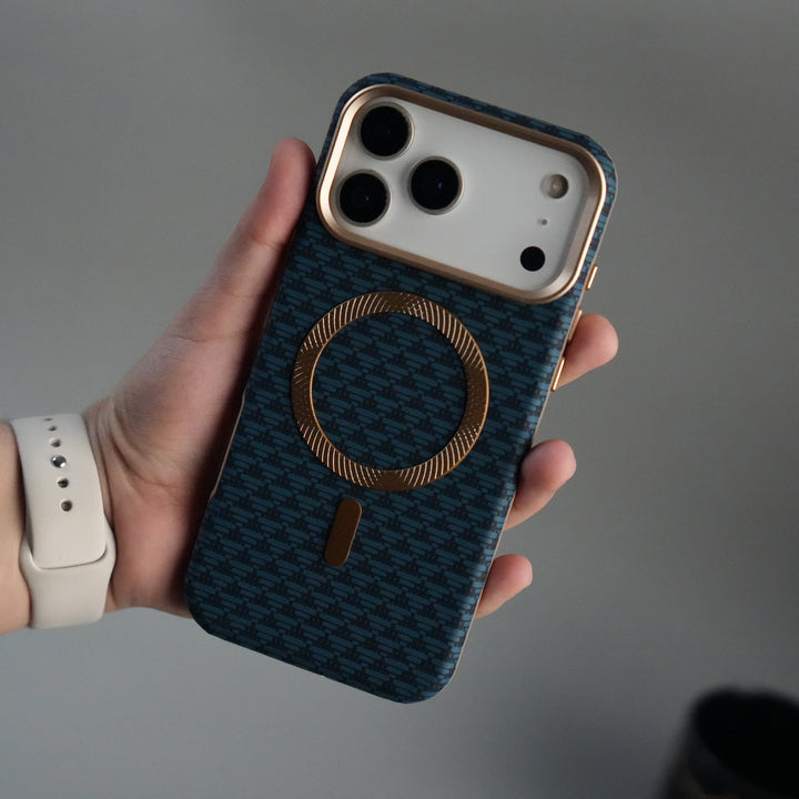 iPhone 17 Pro Max Elite Leather-Texture Case Cover