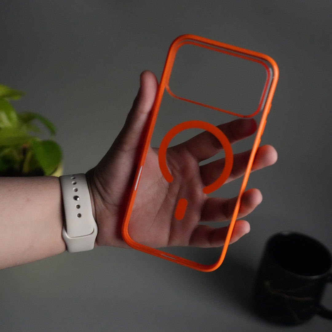 iPhone 17 Pro Max ClearView LumiEdge MagSafe Case | Transparent Cover