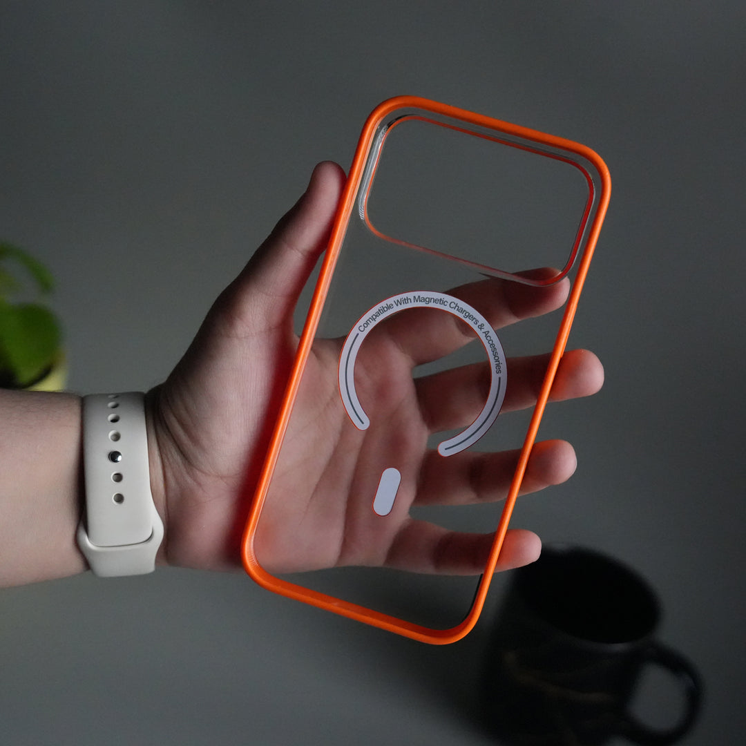 iPhone 17 Pro Max ClearView LumiEdge MagSafe Case | Transparent Cover