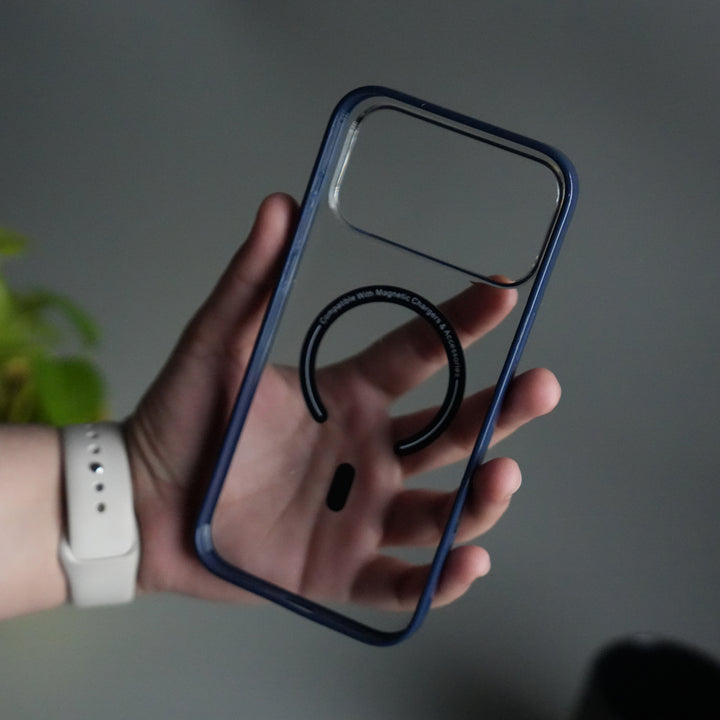 iPhone 17 Pro Max ClearView LumiEdge MagSafe Case | Transparent Cover