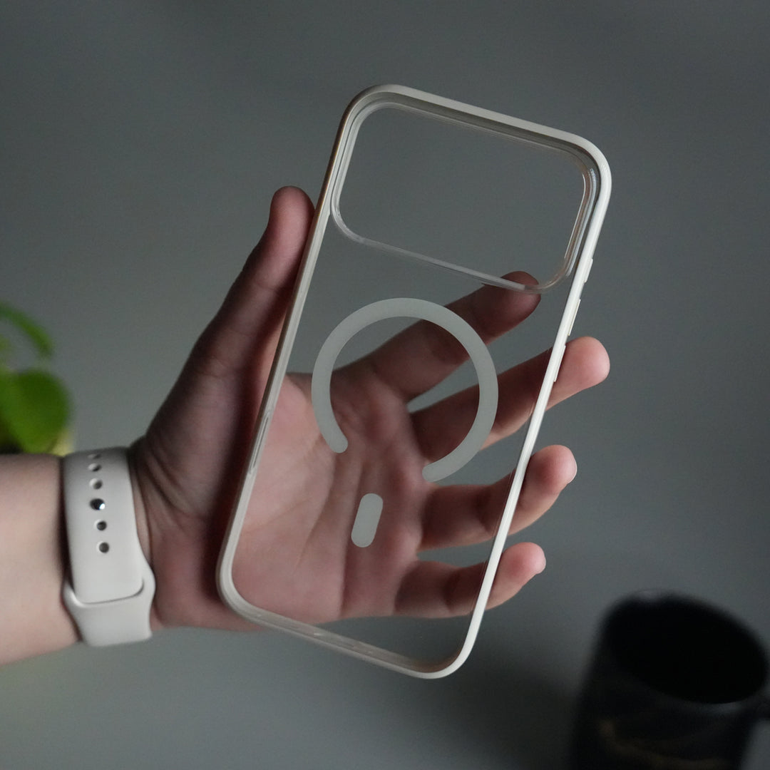 iPhone 17 Pro Max ClearView LumiEdge MagSafe Case | Transparent Cover
