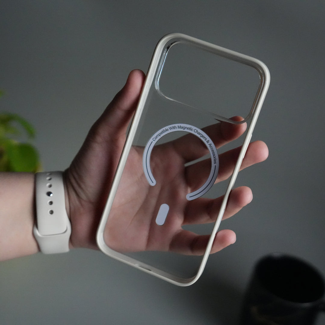 iPhone 17 Pro Max ClearView LumiEdge MagSafe Case | Transparent Cover