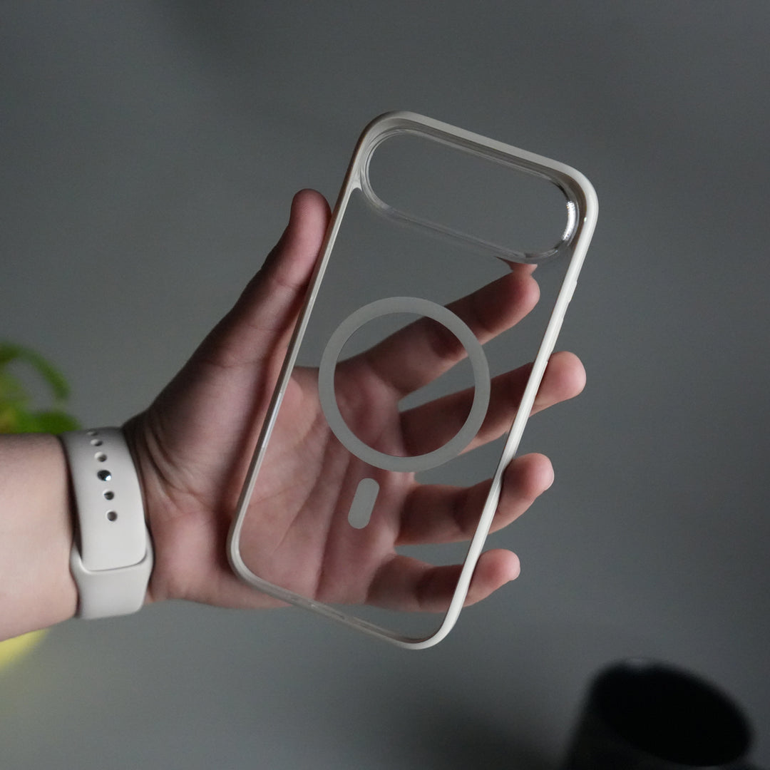 iPhone 17 Air ClearView LumiEdge MagSafe Case | Transparent Cover