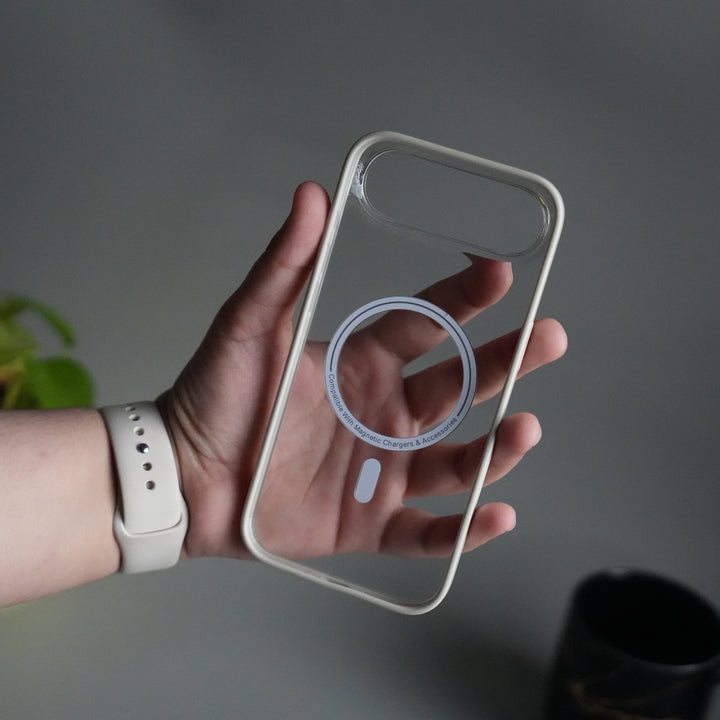 iPhone 17 Air ClearView LumiEdge MagSafe Case | Transparent Cover