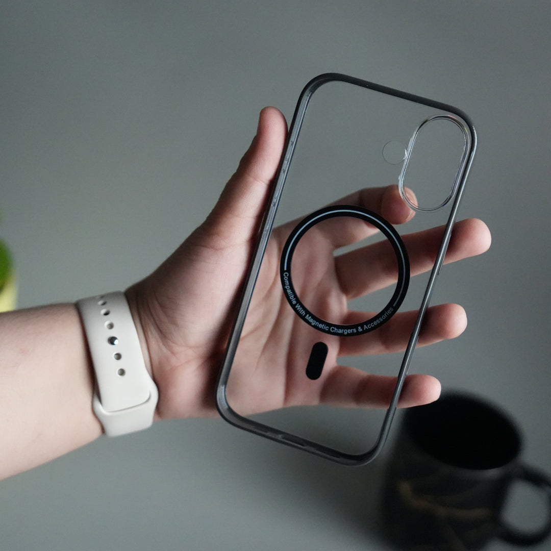 iPhone 17 ClearView LumiEdge MagSafe Case | Transparent Cover