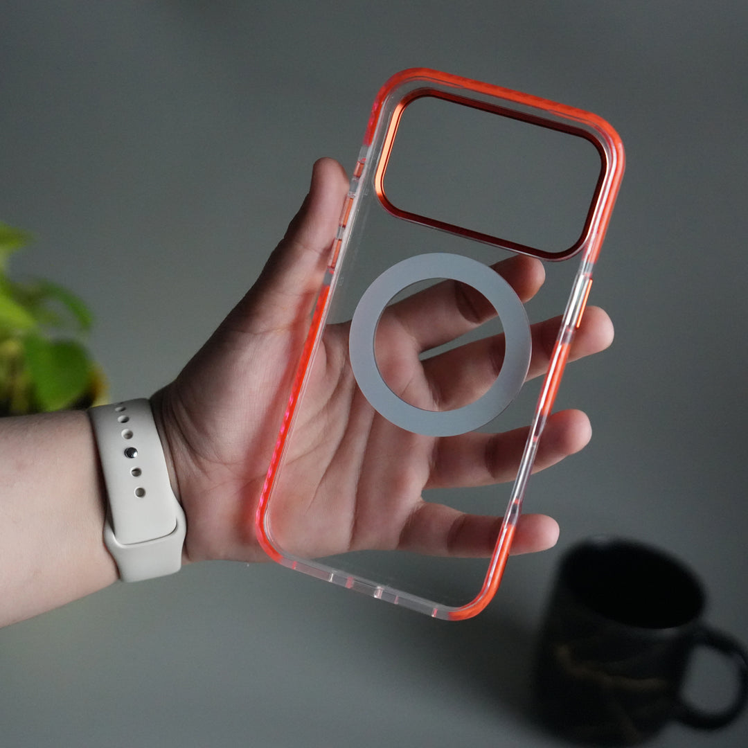 iPhone 17 Pro ClearShield Metal Ring Stand MagSafe Case Cover