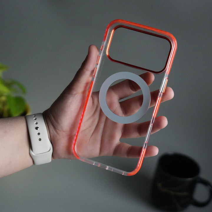 iPhone 17 Pro ClearShield Metal Ring Stand MagSafe Case Cover