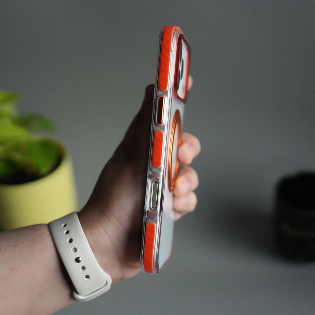 iPhone 17 Pro ClearShield Metal Ring Stand MagSafe Case Cover