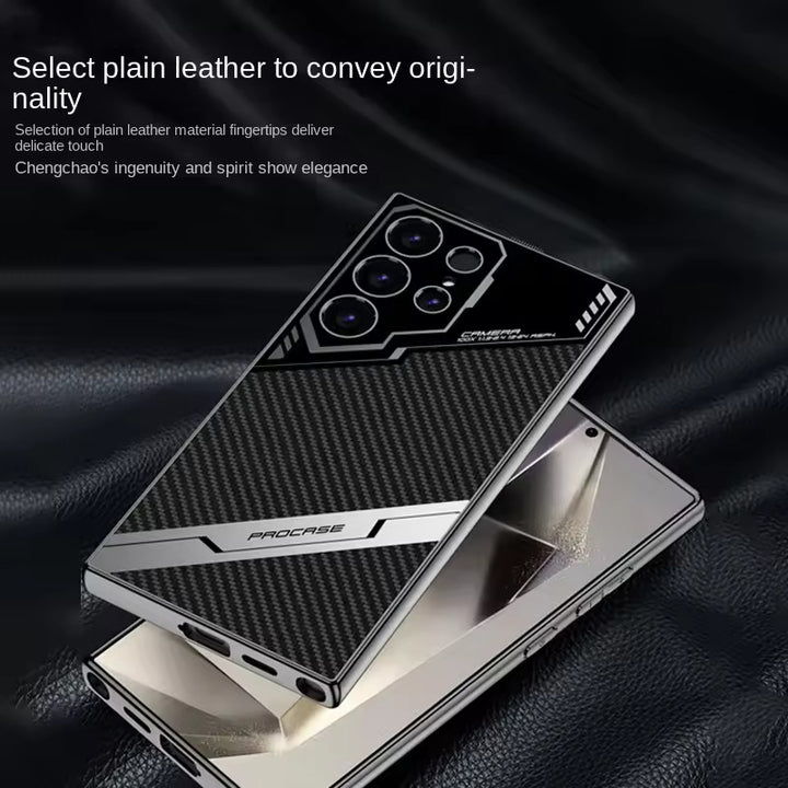 Samsung Galaxy S25 Ultra Cross Border Electroplated Solid Color Case Cover