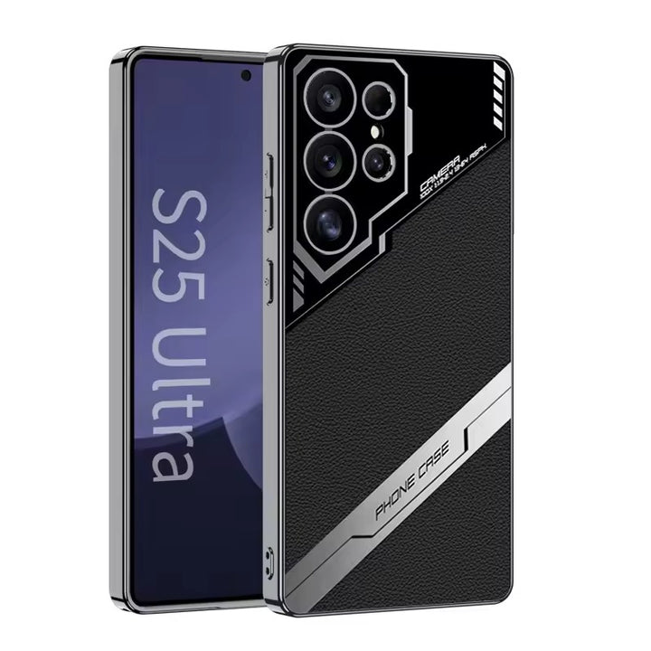 Samsung Galaxy S25 Ultra Cross Border Electroplated Solid Color Case Cover