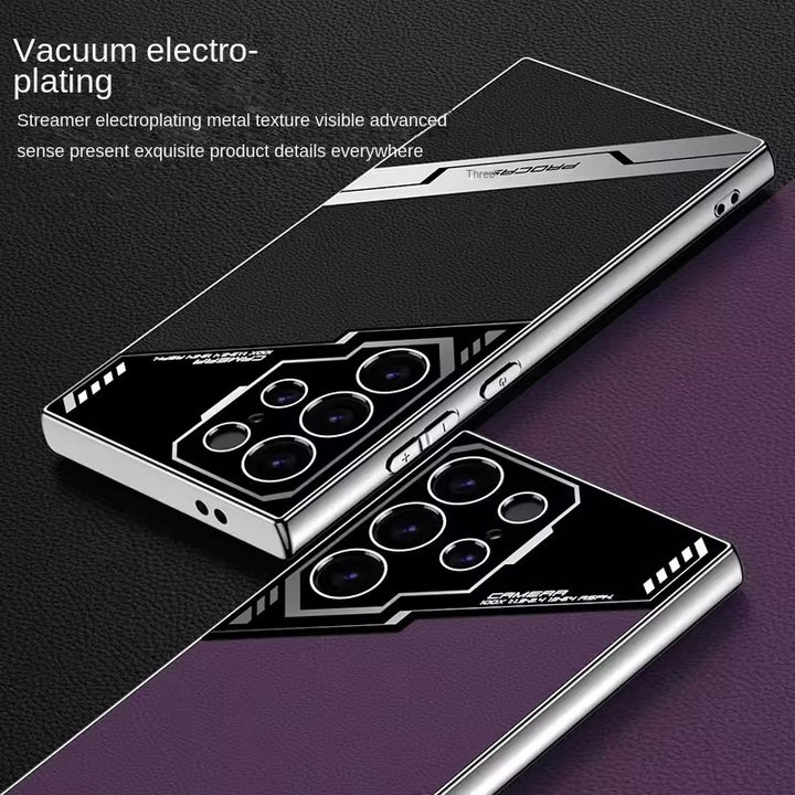 Samsung Galaxy S25 Ultra Cross Border Electroplated Solid Color Case Cover