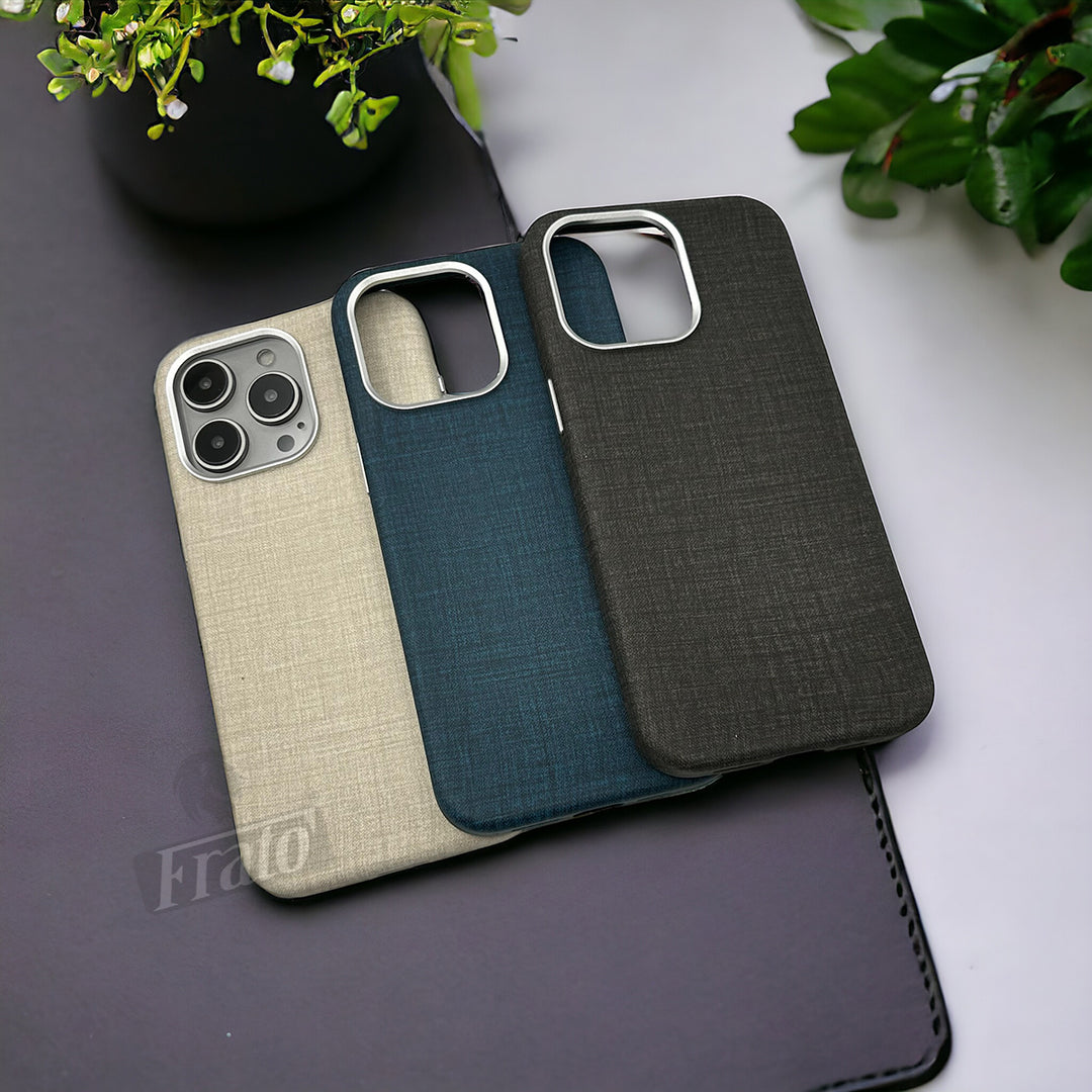 iPhone 15 Series Finewoven Fabric Case Cover With MagSafe Charging Support
