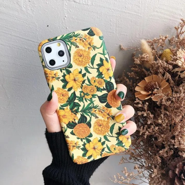 iPhone Ultra Thin Cute Floral Design Hard Shell Case Cover