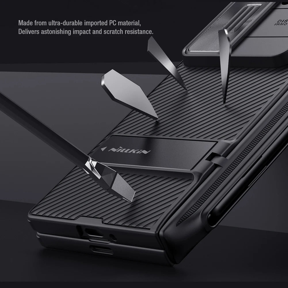 Samsung Galaxy Z Fold 6 Nillkin Camshield Camera Protective Case With S Pen Holder (Black)