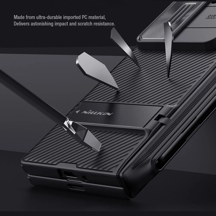 Samsung Galaxy Z Fold 6 Nillkin Camshield Camera Protective Case With S Pen Holder (Black)