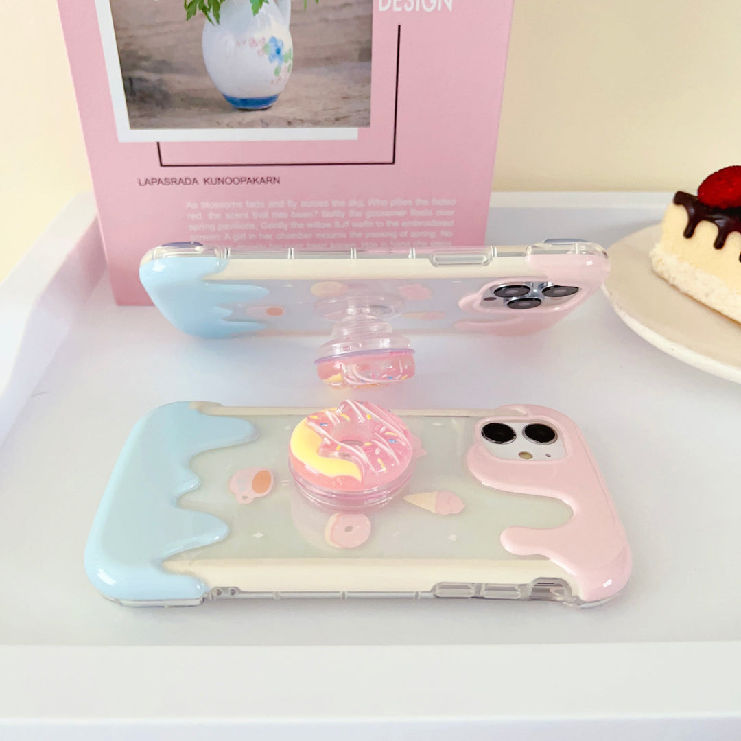 iPhone Donut Style Holder Transparent Designer Case