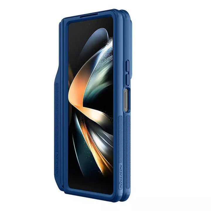 Samsung Galaxy Z Fold 5 Nillkin Camshield Camera Protective Case With S Pen Holder Blue