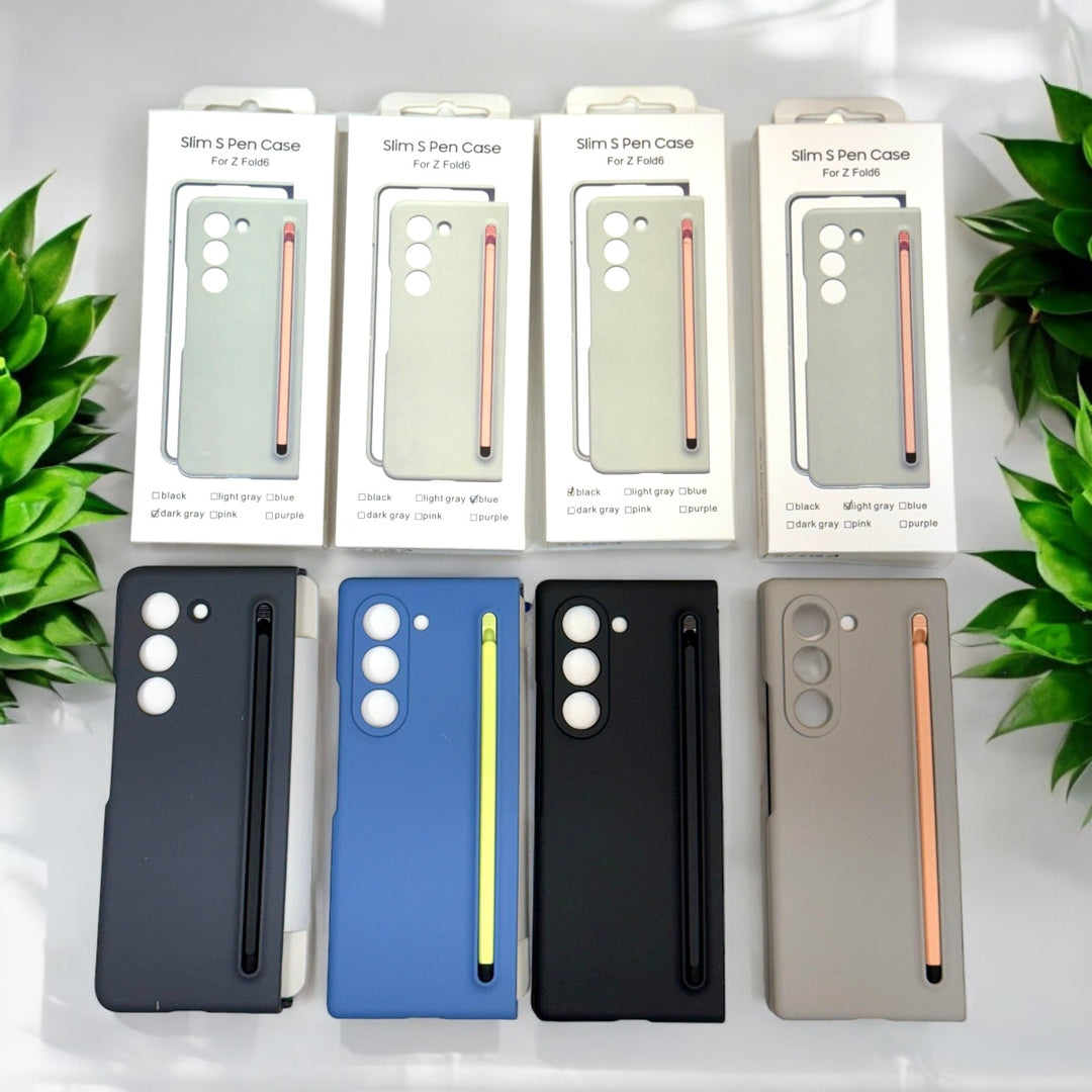 Samsung Galaxy Z Fold 6 Slim Pen Slot Ultra Thin PC Protective Cover