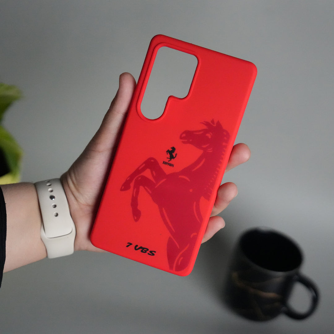 Galaxy S23 Ultra FR V8 Series Design Silicone Protective Case Cover