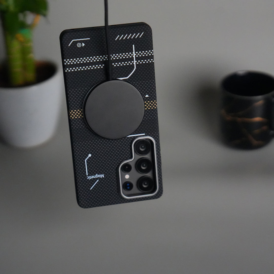 Galaxy S24 Ultra Detachable Back Panel MagSafe Case | 2-in-1 Hybrid Cover with Replaceable Design | PowerMag