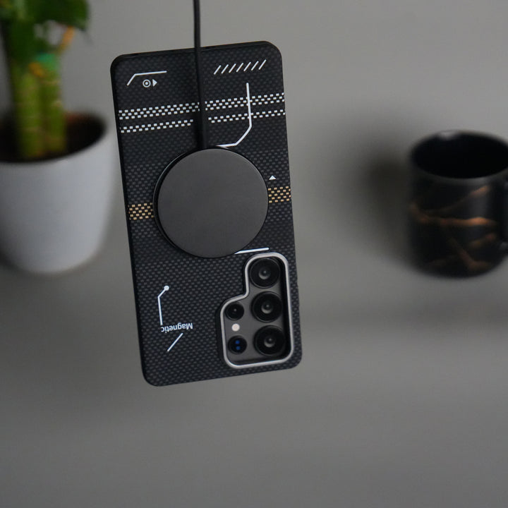 Galaxy S24 Ultra Detachable Back Panel MagSafe Case | 2-in-1 Hybrid Cover with Replaceable Design | PowerMag