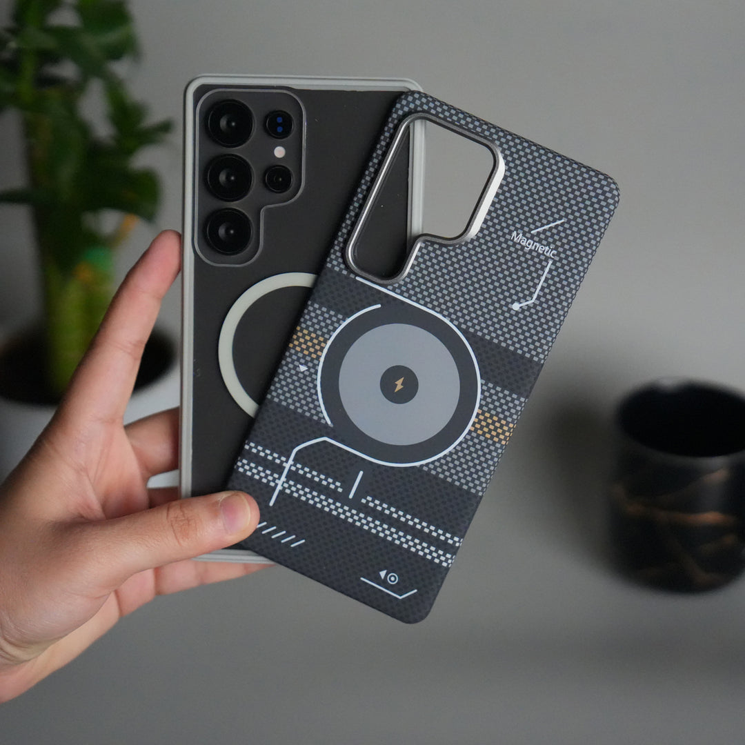 Galaxy S24 Ultra Detachable Back Panel MagSafe Case | 2-in-1 Hybrid Cover with Replaceable Design | PowerMag